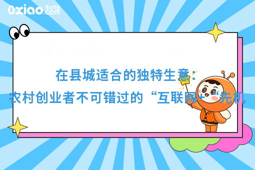 在县城适合的独特生意：农村创业者不可错过的“互联网+“先机