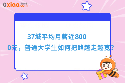 37城平均月薪近8000元，普通大学生如何把路越走越宽？