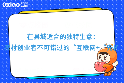 在县城适合的独特生意：农村创业者不可错过的“互联网+“先机