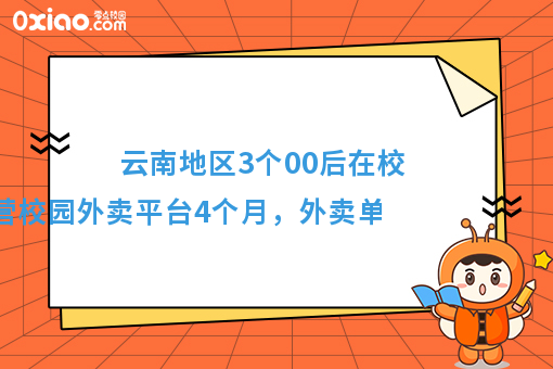 00后大学生团队创业，4个月逆袭，校园外卖日均单量1000单