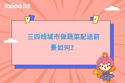 三四线城市做蔬菜配送前景如何？