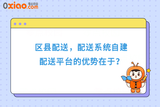 区县配送，配送系统自建配送平台的优势在于？