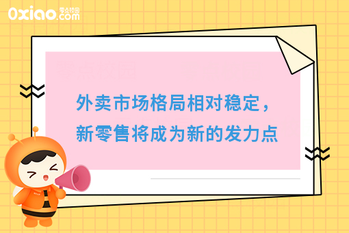 外卖市场格局相对稳定，新零售将成为新的发力点